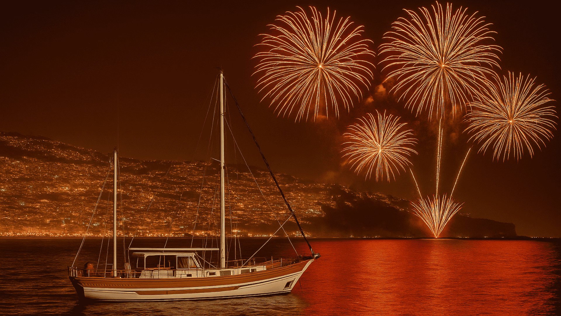 Atlantic Festival Fireworks Sailing Tour in Madeira (Small Group)