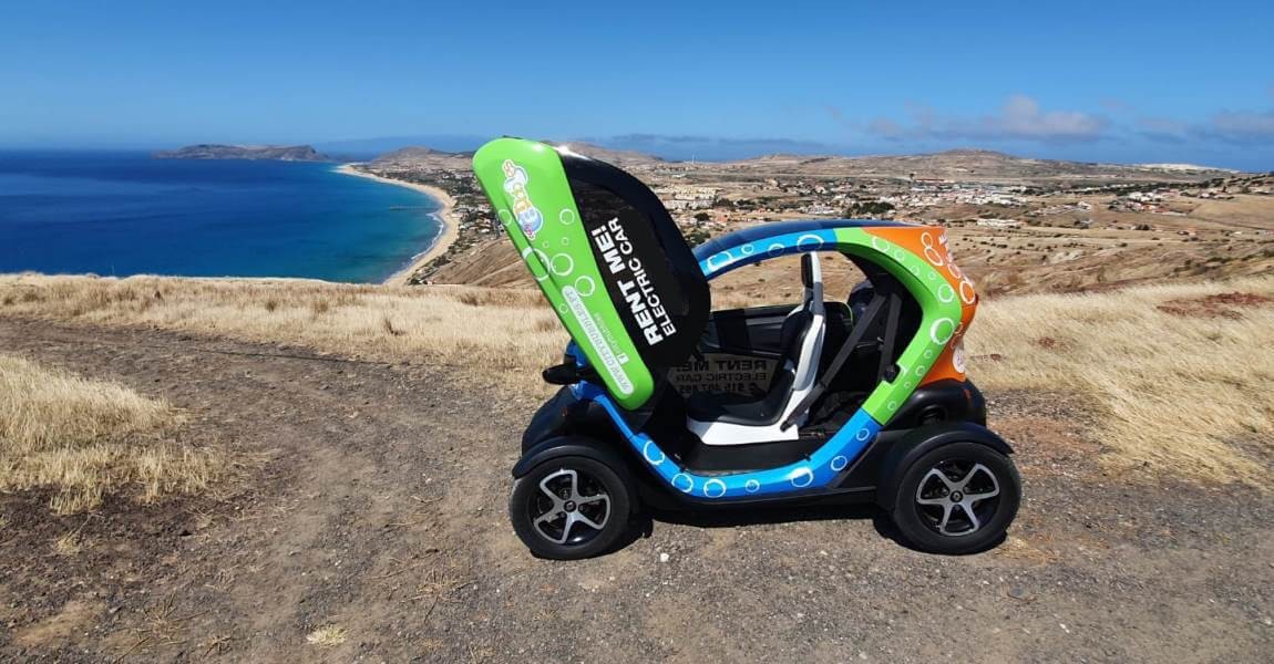 City Bubbles Electric Car Rental in Porto Santo