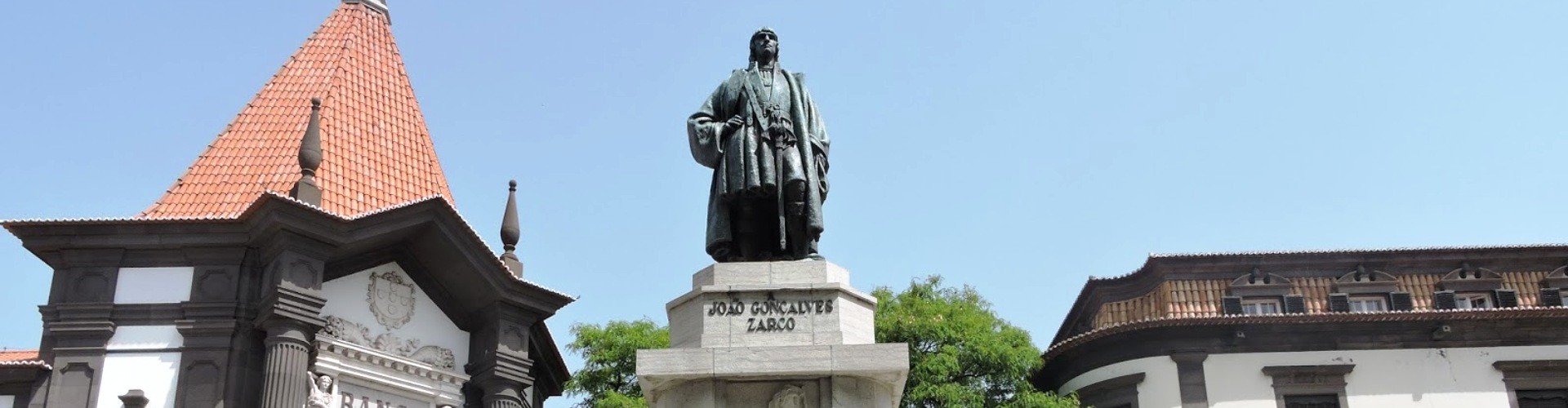 Estatua Joao Goncalve Zarco Statue, Funchal, Madeira