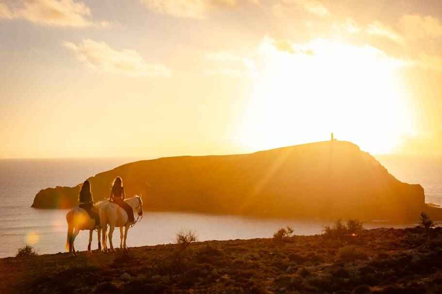 Horse Riding in Porto Santo – Vigia das Baleias Sunset Experience