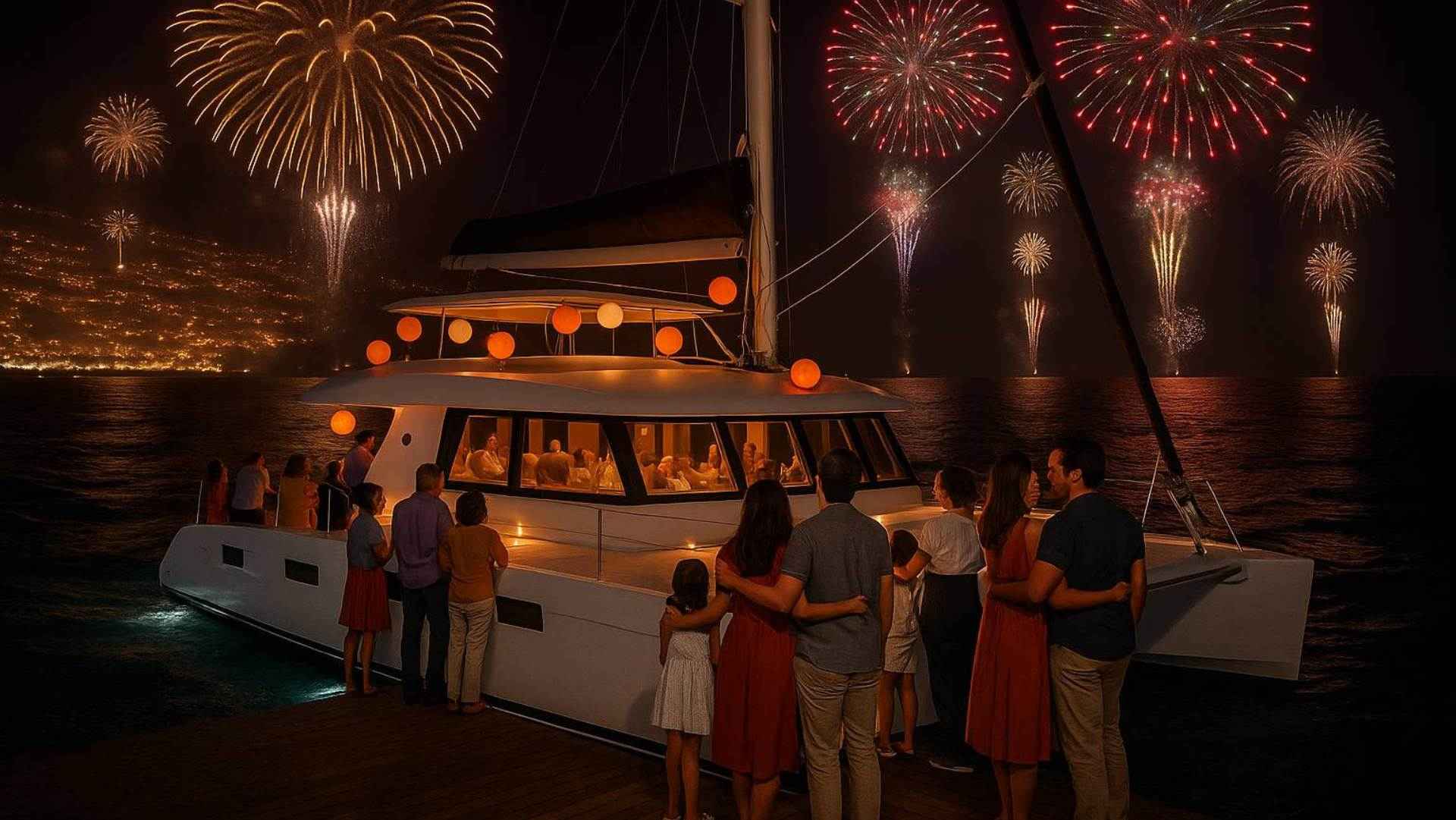 Madeira New Year's Eve Fireworks All-Inclusive Luxury Catamaran