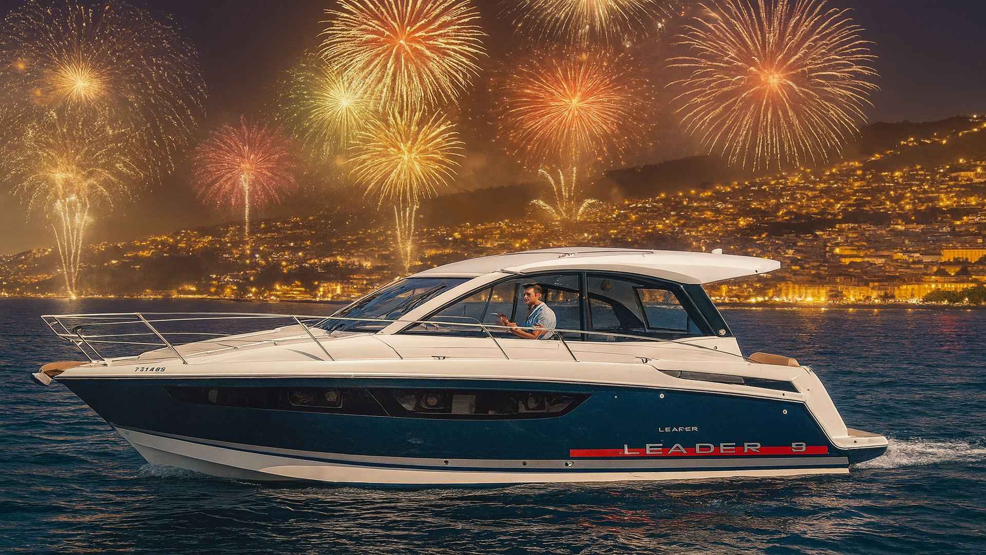 Madeira New Year’s Eve Fireworks on a Private Motor Yacht