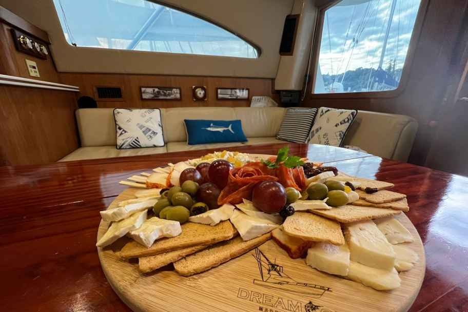Madeira New Year's Fireworks on a Sports fishing boat
