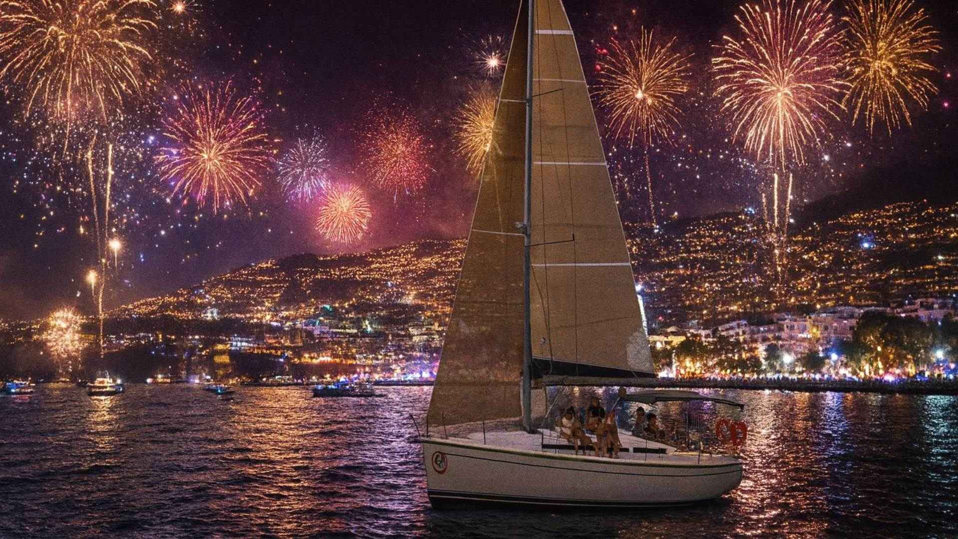 New Year’s Eve Fireworks Cruise Madeira – Private Sailing Boat for 8