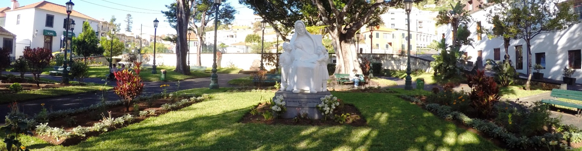 Sculpture of Sister Mary Jane Wilson in Santa Cruz, Madeira