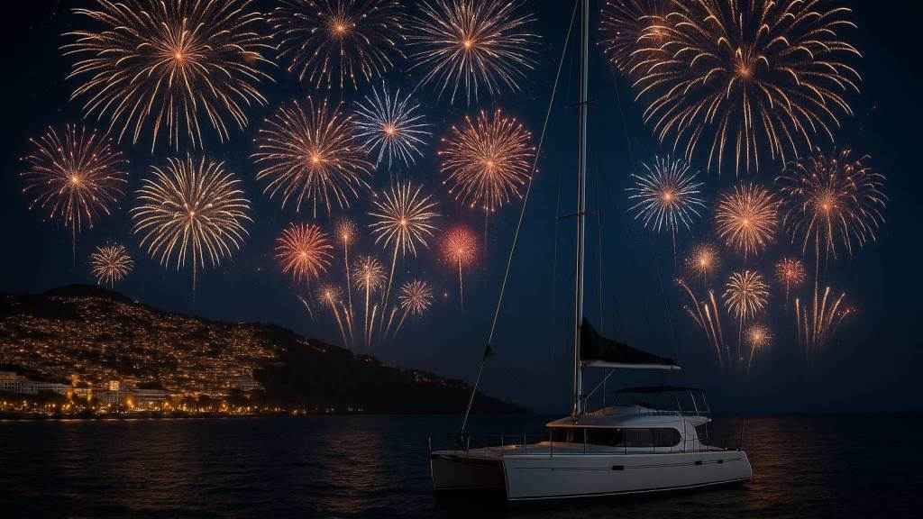 Small Group Catamaran for Madeira Reveillon Fireworks Show