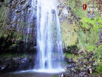 Agua D'Alto Waterfall in Faial, Santana, Madeira