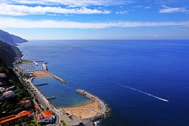 Calheta Beach in Madeira Island