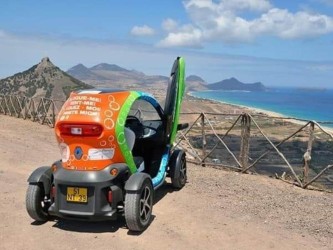 City Bubbles Electric Car Rental in Porto Santo