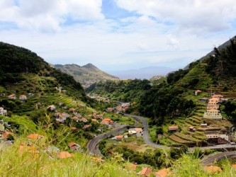 Levada dos Maroços na Ilha da Madeira
