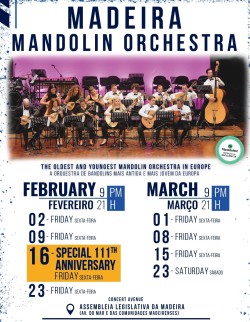 Orquestra de Bandolins da Madeira Bilhetes