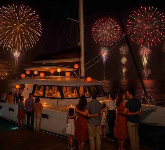 Madeira New Year's Eve Fireworks All-Inclusive Luxury Catamaran