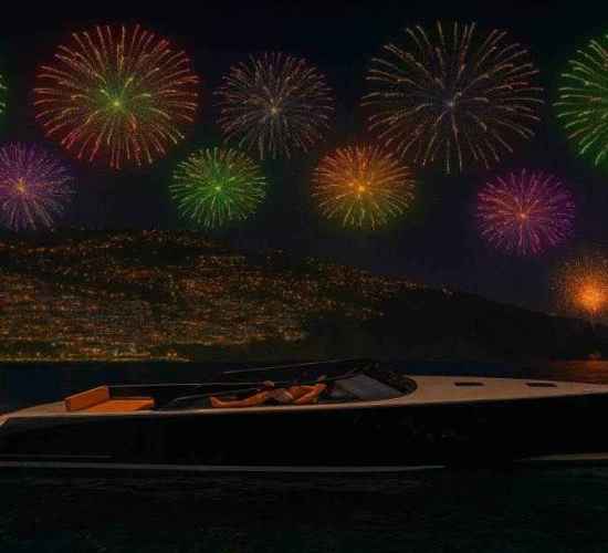 New Year Fireworks Show in Madeira on a Luxury Private Boat