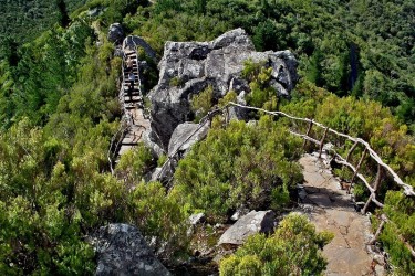 Pico das pedras viewpoint in santana, madeira