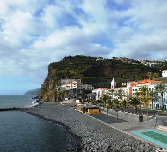 Ponta do Sol Beach in Madeira