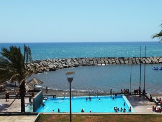 Ribeira Brava Beach in Madeira Island