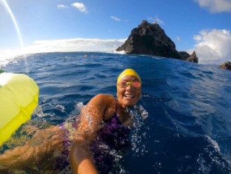 Excursão de um dia para natação em águas abertas na Ponta São Lourenço