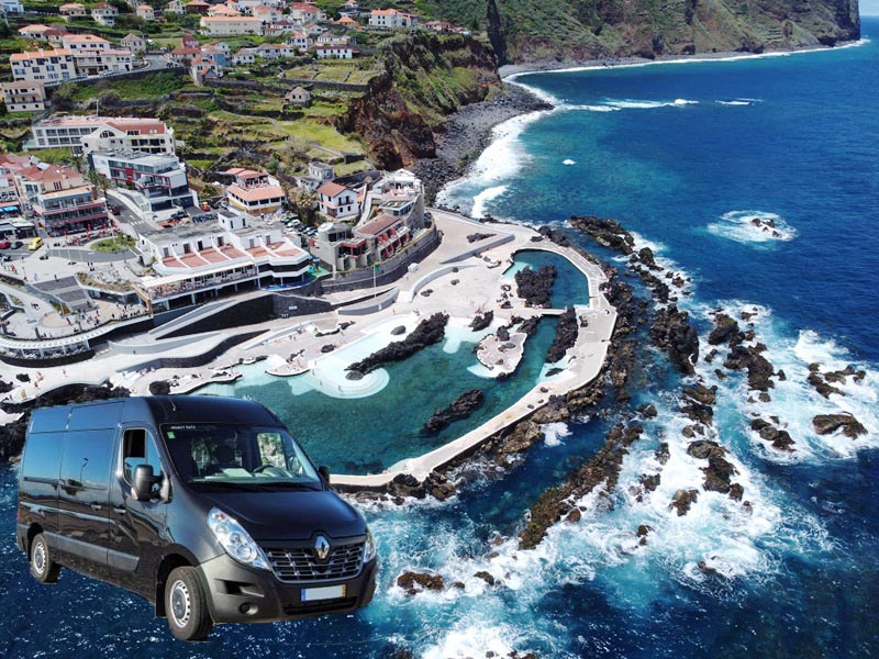 As Melhores Excursões a Porto Moniz - Transfer de Táxi do Funchal para o Porto Moniz
