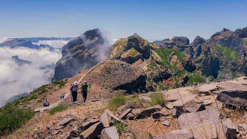 Caminhada icónica da Madeira Pico do Areeiro ao Guia do Pico Ruivo